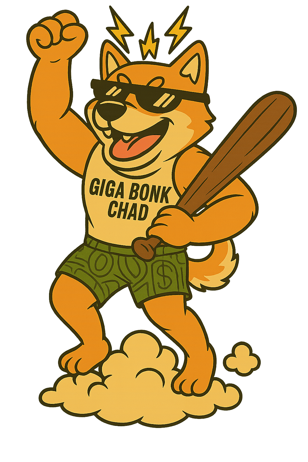 Gigabonk Chad Mascot